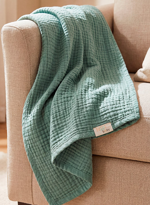 Hippi Mavi Bebek Battaniye