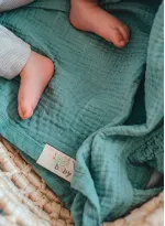 Hippi Mavi Bebek Battaniye