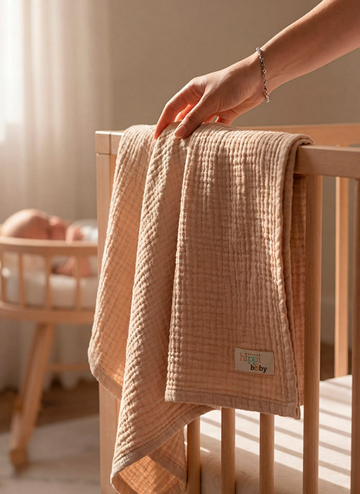 Hippi Bej Bebek Battaniye