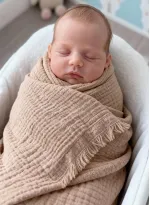 Hippi Bej Bebek Battaniye