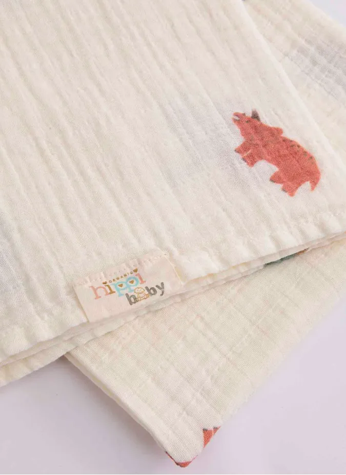 Hippi Hayvanlı Örtü