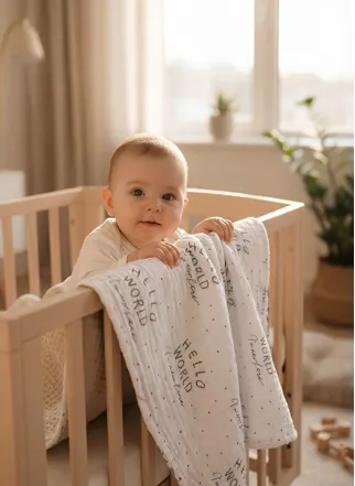 Hippi Yazılı Örtü