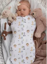 Hippi Orman Hayvanları Kundak Tulum