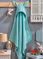 Hippi Bebe Mavisi Bebek Havlu