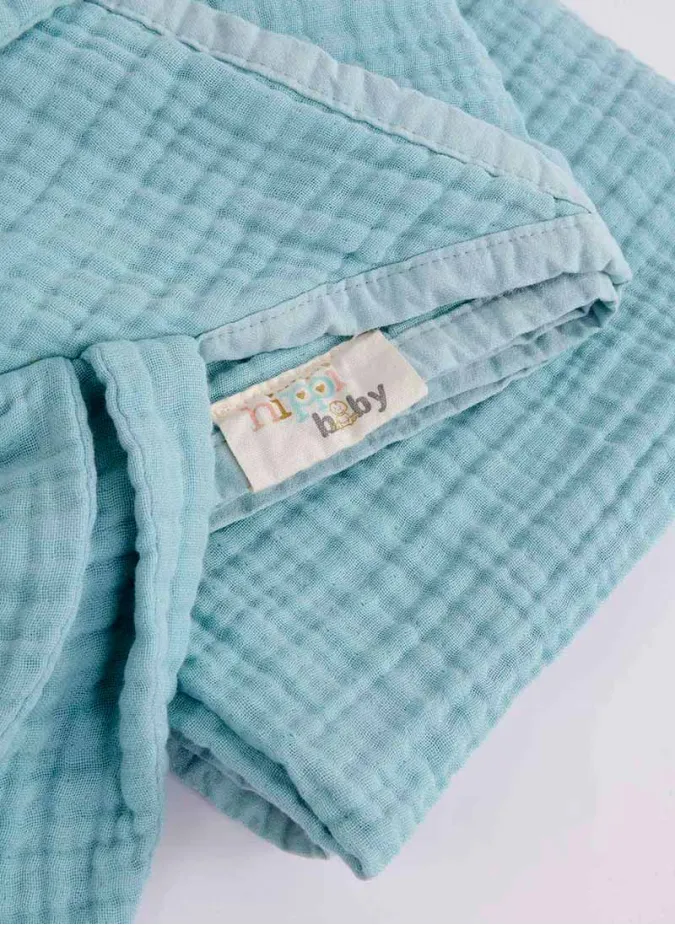 Hippi Bebe Mavisi Bebek Havlu